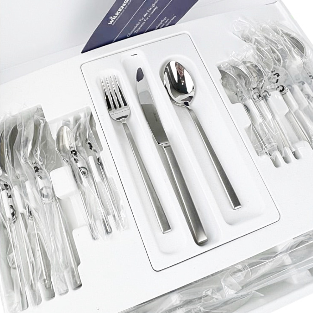 Besteck-Set Cantone 24-tlg. Silber Edelstahl
