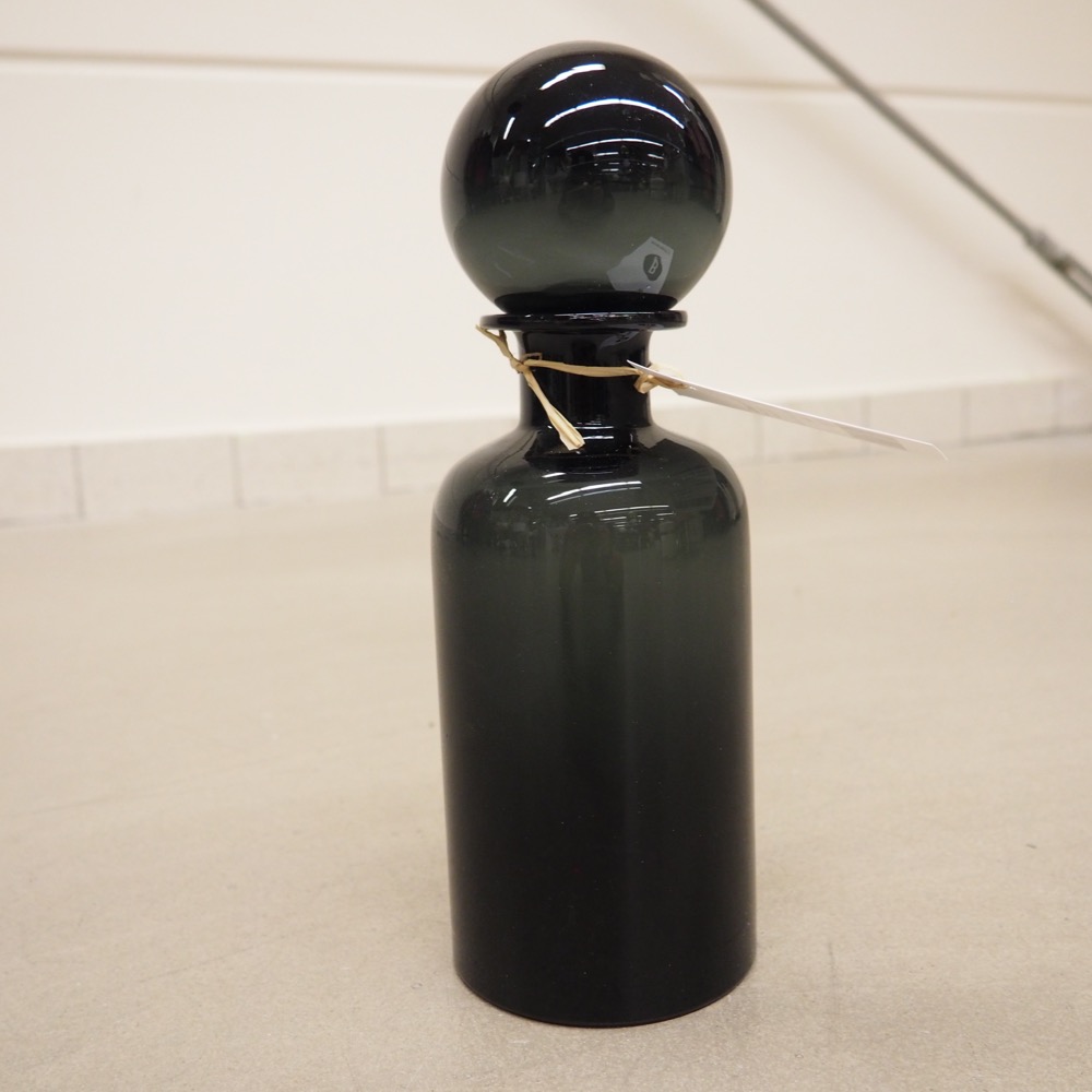 Karaffe Area Glas 29 x Ø 10 cm 1100ml transparent schwarz