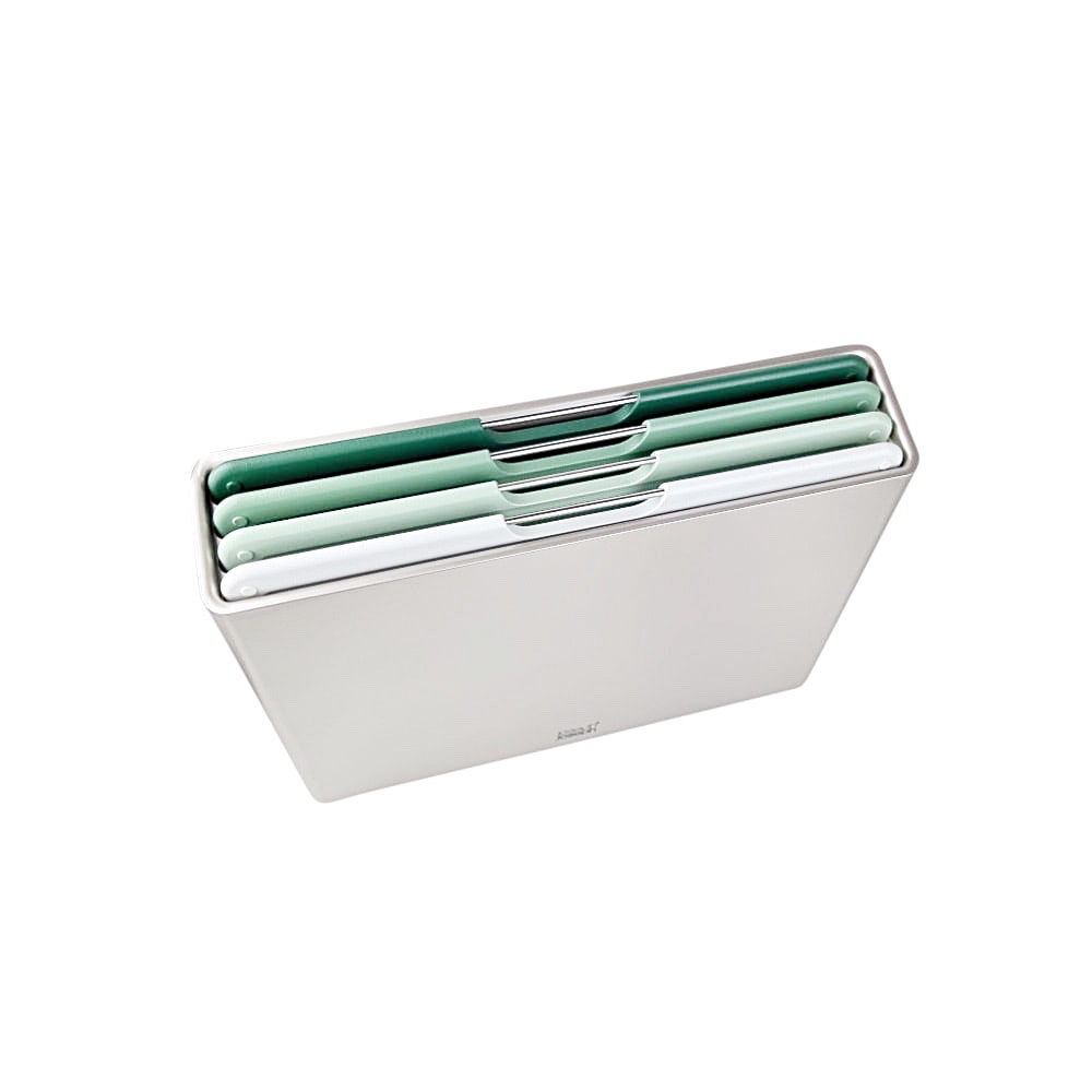 Schneidebretter Folio mit Halterung 5er-Set Grüntöne