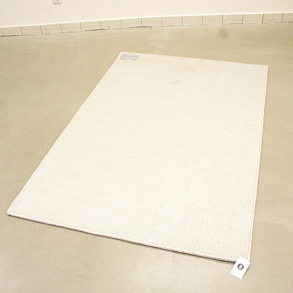 Handgetufteter Wollteppich Wild Cat 120 x 180cm Grautöne Rautenmuster