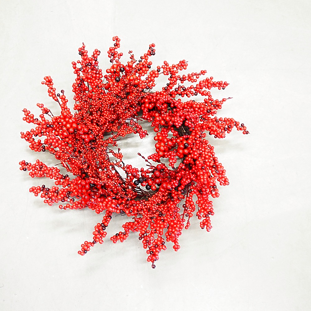 Deko-Kranz rote Beeren ca. Ø 50 cm Beeren Winter
