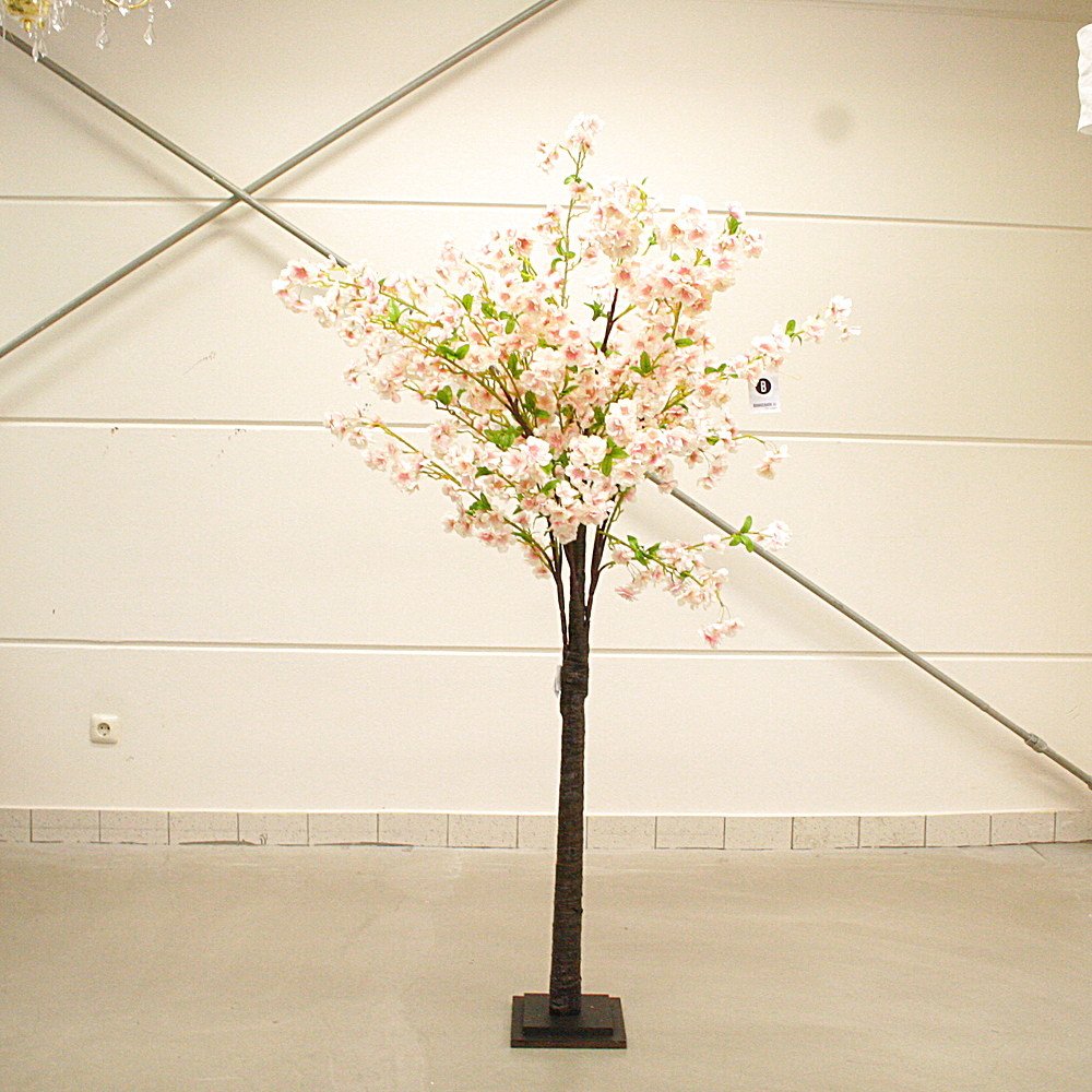 Kunstpflanze Kirschbaum rosa Polyester Kunststoff ca. H180 cm
