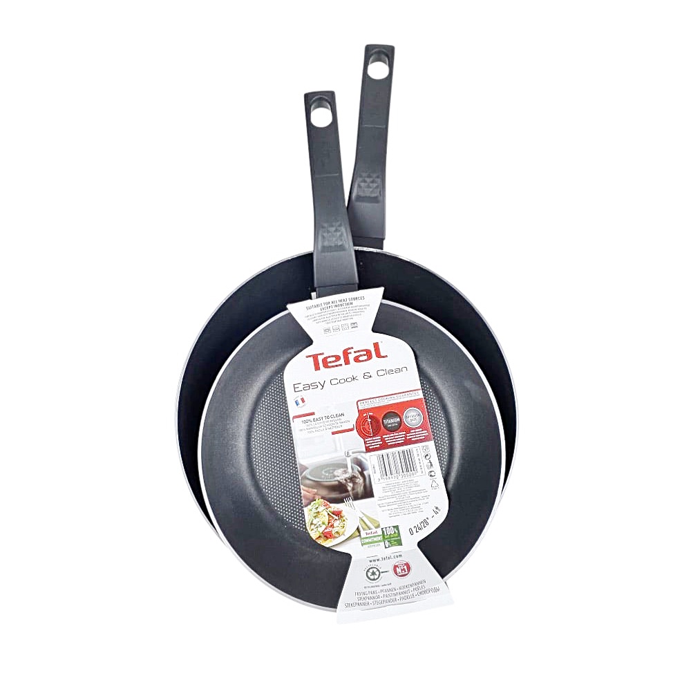 Antihaft-Bratpfannen Easy Cook & Clean 2er-Set Aluminium