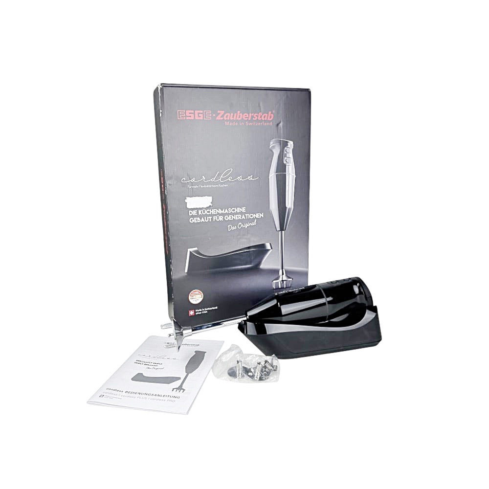Stabmixer Zauberstab Cordless Schwarz kabellos Küche kochen