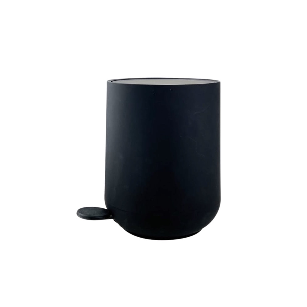 Abfalleimer Nova mit Softmotion-Deckel schwarz matt 3l Kunststoff