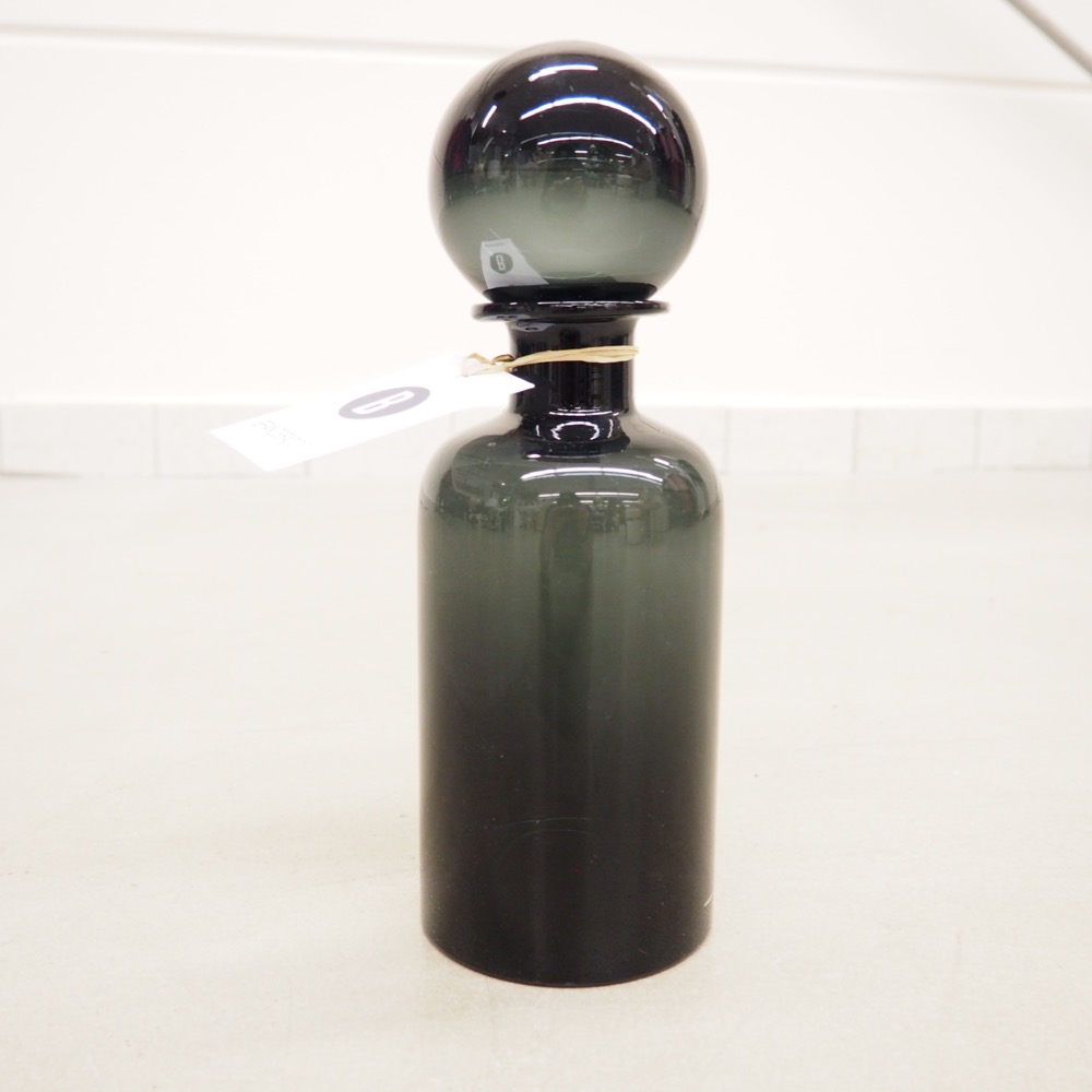 Karaffe Area Glas 29 x Ø 10 cm 1100ml transparent schwarz