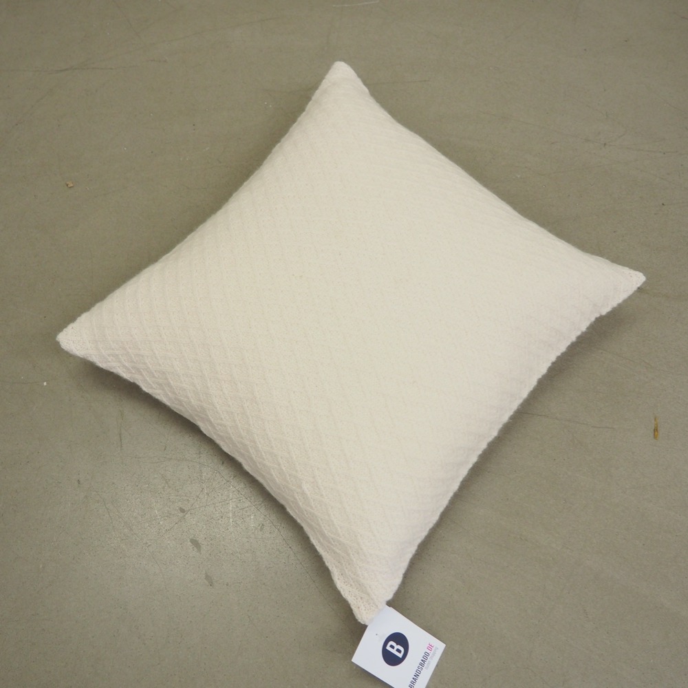Deko-Cashmere-Kissenhülle Serlina ca. 40x40 cm creme-weiß