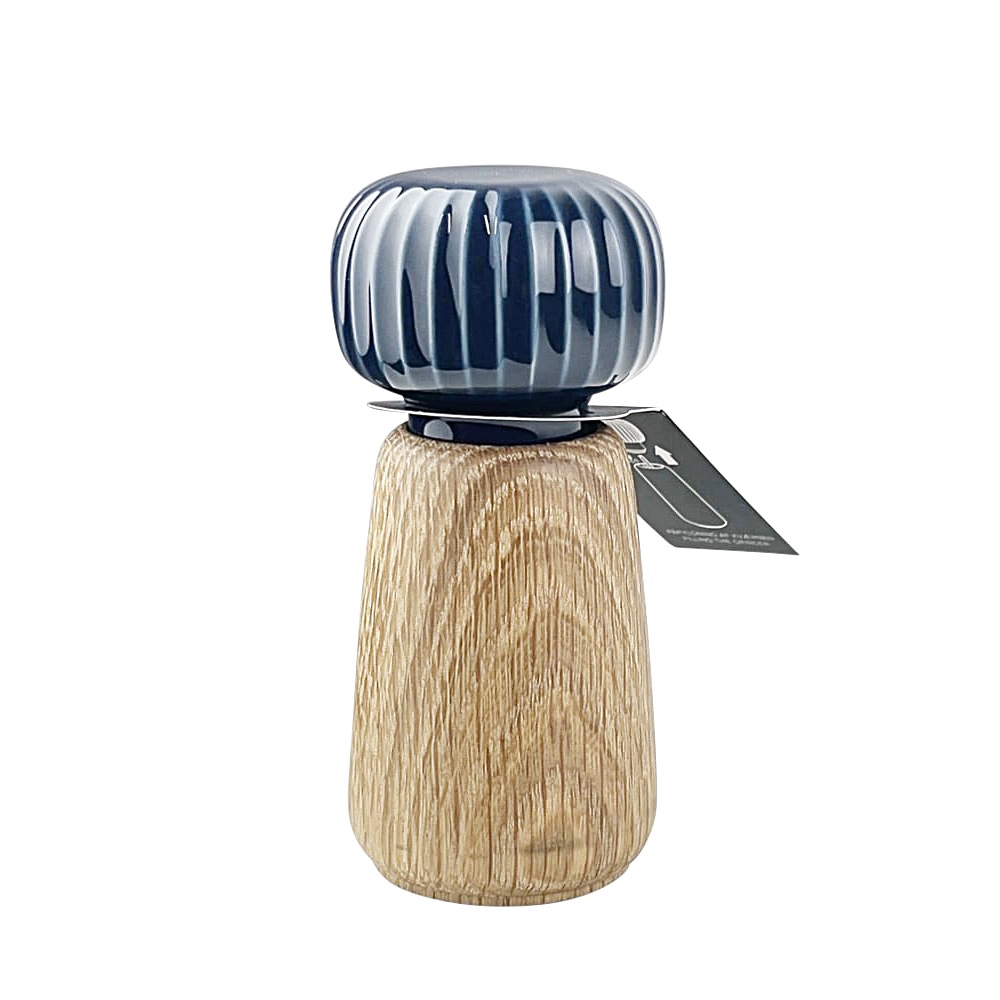 Handgefertigte Eichenholz-Gewürzmühle Hammershøi