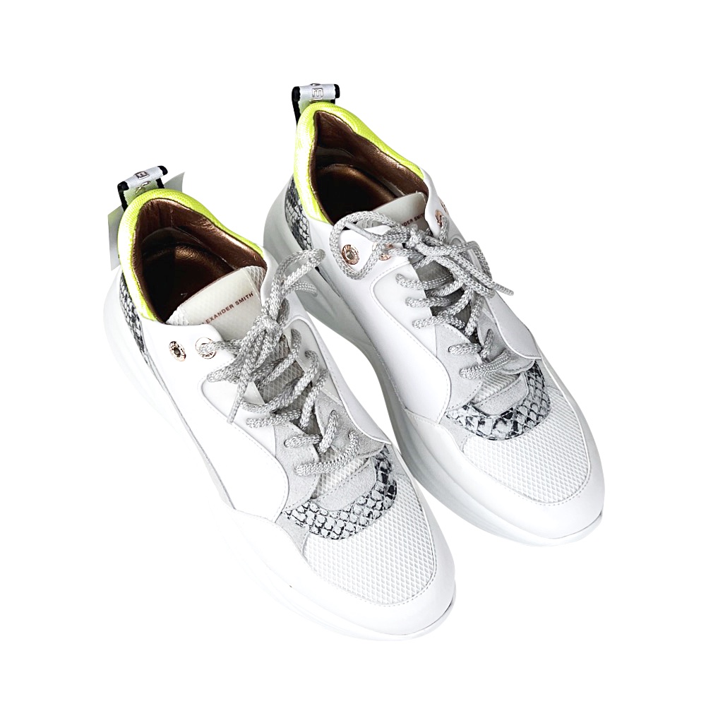 Sneaker Gr. 40 Animal Print Weiß