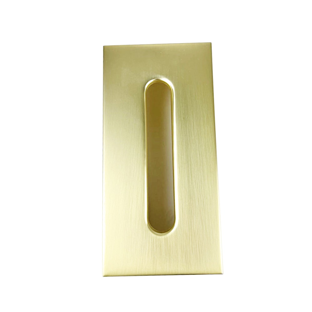 Kosmetiktuchbox Acton goldfarben B 26 x H 7 cm Edelstahl