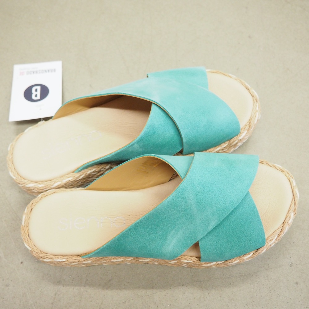 Plateausandale türkis Gr. 38 Espadrille Sandale