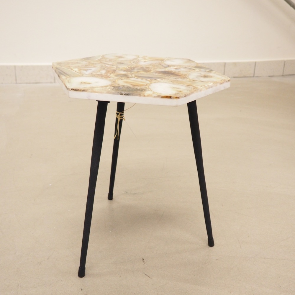 Achat-Beistelltisch Rummor Achat Ø 37xH40 cm