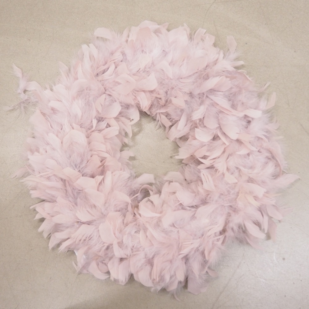 Federkranz Rose Deko-Objekt Ø 37 cm Dekokranz