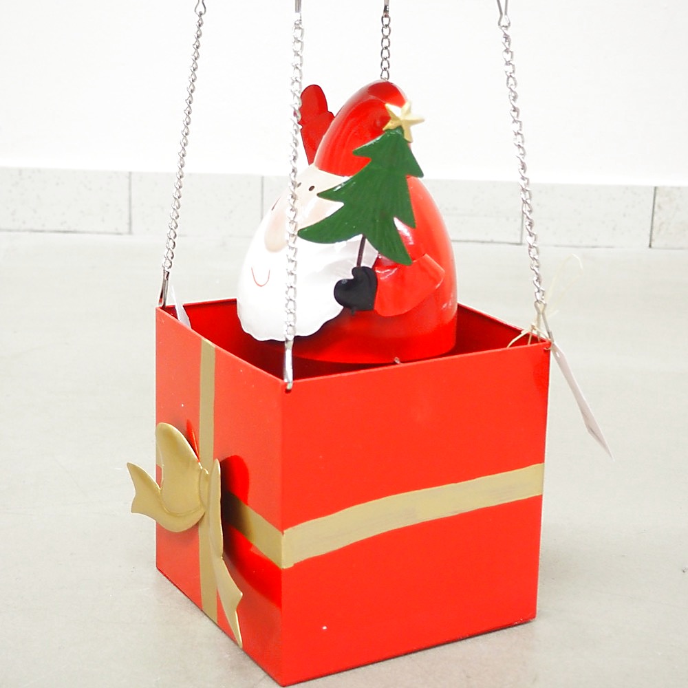 Deko-Objekt Weihnachtsmann Balloon H78cm