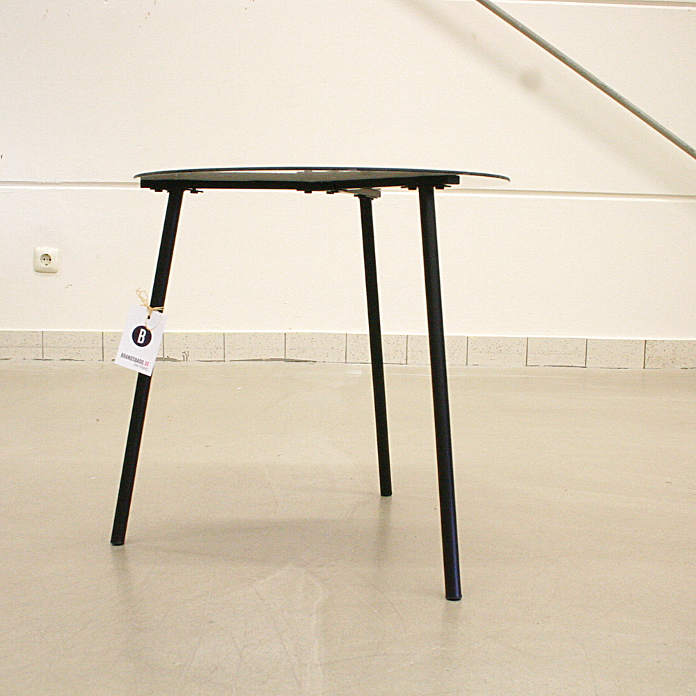 Beistelltisch Marmor schwarz Gingar ca. H50 cm Ø50 cm