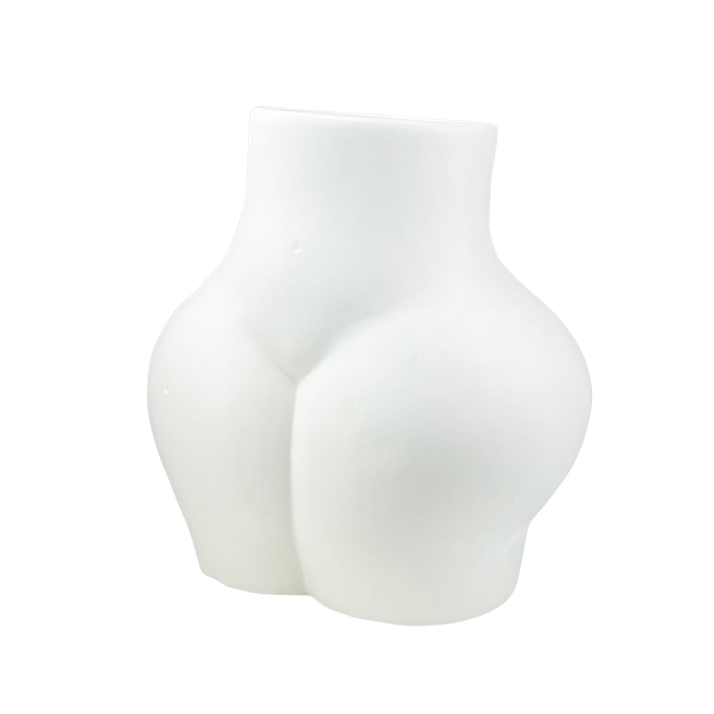 Design-Vase Avaji Weiß Keramik
