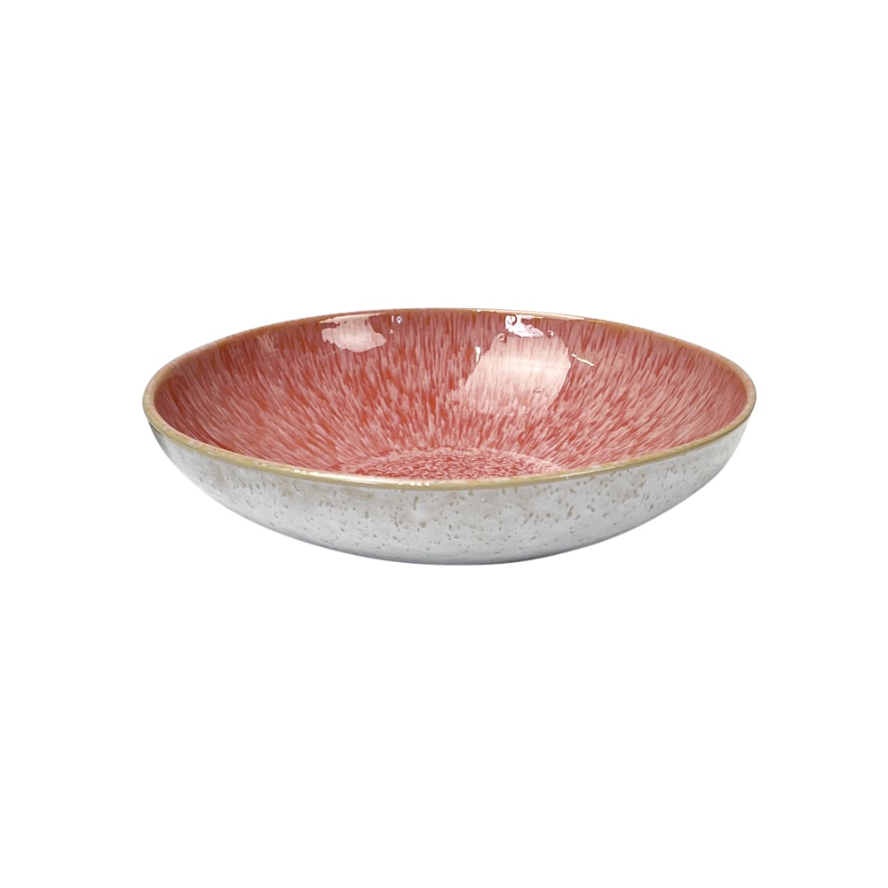 Handbem. Servierschale Pastateller Areia Ø 22cm pink Pastateteller