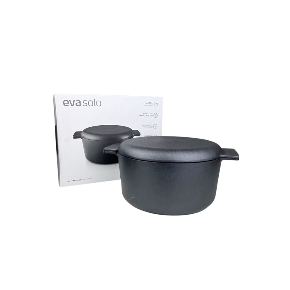 Kochtopf Nordic Kitchen Antihaft-Beschichtung Schwarz