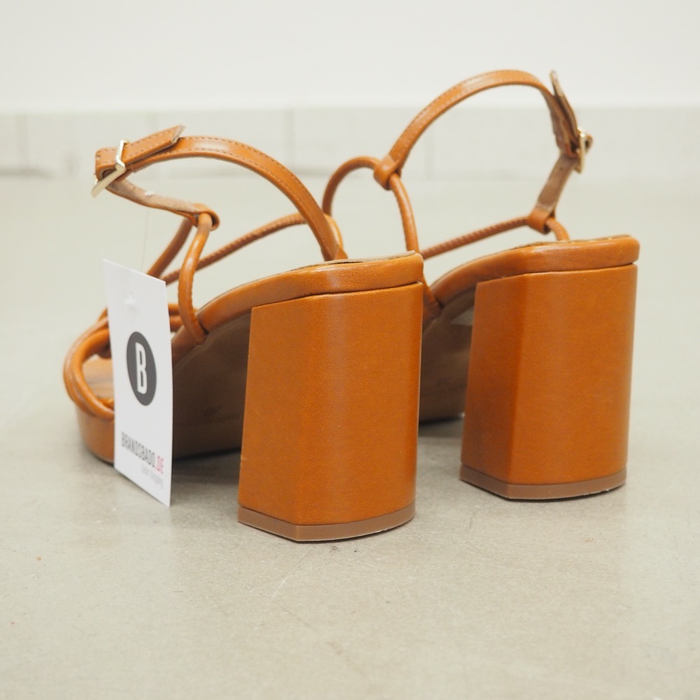 Sandalette Sandale cognac Gr. 39