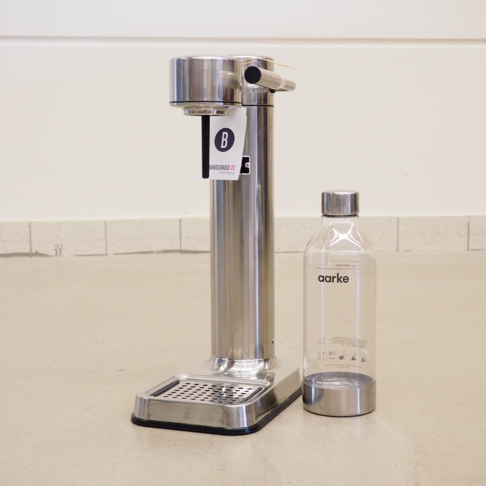 Wassersprudler Mila Silberfarben Edelstahl 1 L