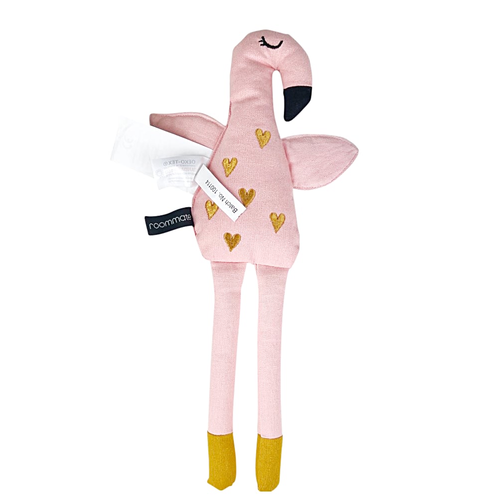 Kuscheltier Flamingo aus Baumwolle Rosa Geschenk