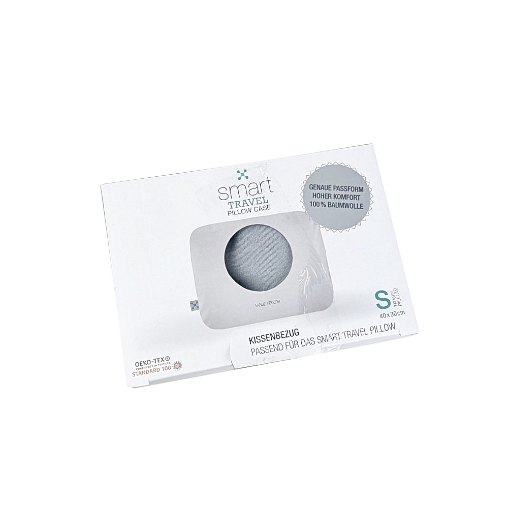 Kopfkissenbezug Smart® Travel 100% Baumwolle L 40 B 30 cm Grau