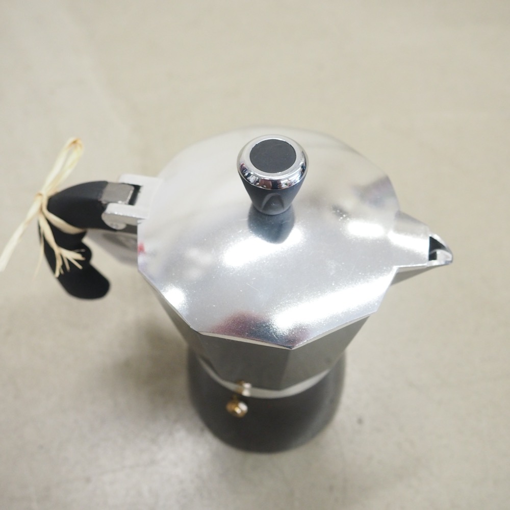 Espressokocher Black Primal Gloss H 19 cm