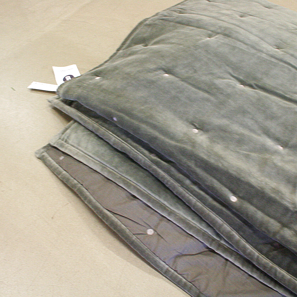 Bettüberwurf grau ca. 250x250 cm