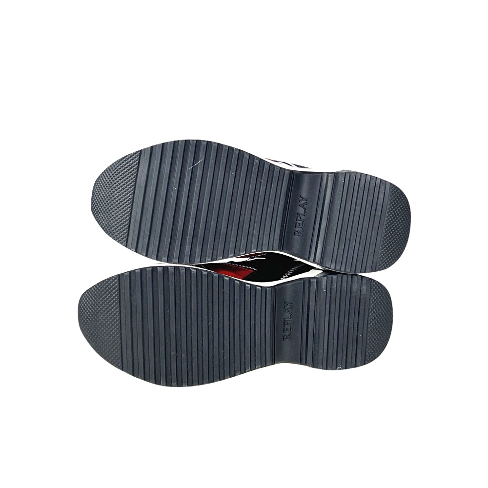 Sneaker Schwarz Rot Weiß Gr. 37