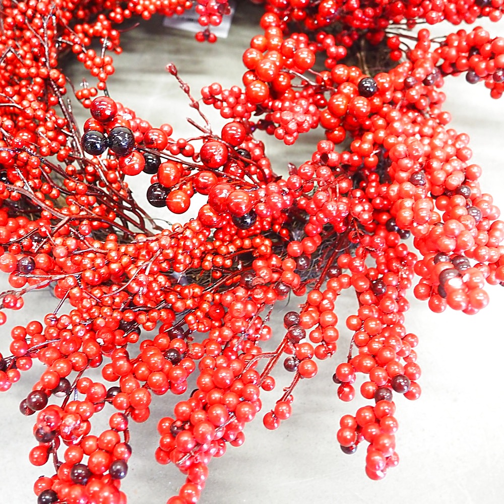 Deko-Kranz rote Beeren ca. Ø 50 cm Beeren Winter
