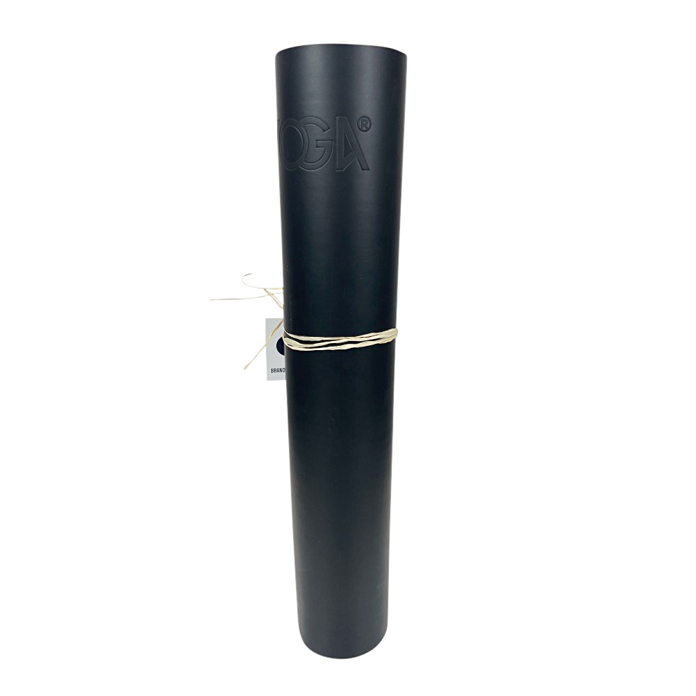 Yogamatte Lore ca. 200 x 60 cm Schwarz