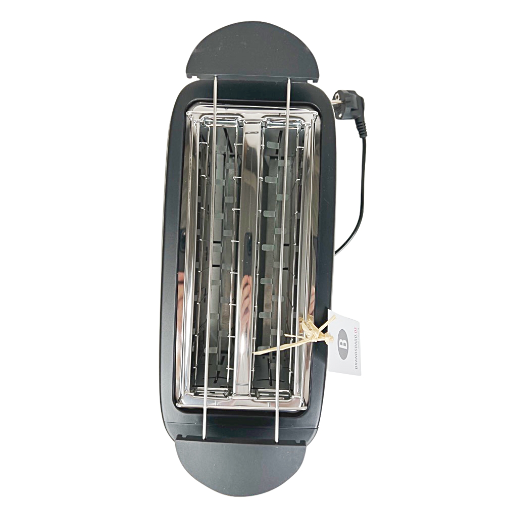 2-Schlitz-Toaster Bueno Pro silberfarben Schwarz