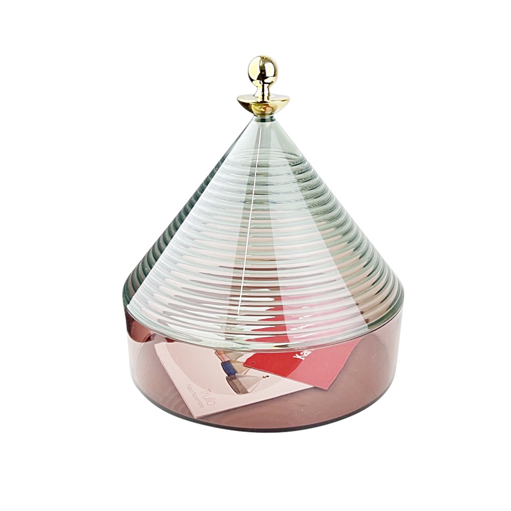 Aufbewahrungsdose Trullo salbeigrün rosa Ø 25 x H 27 cm