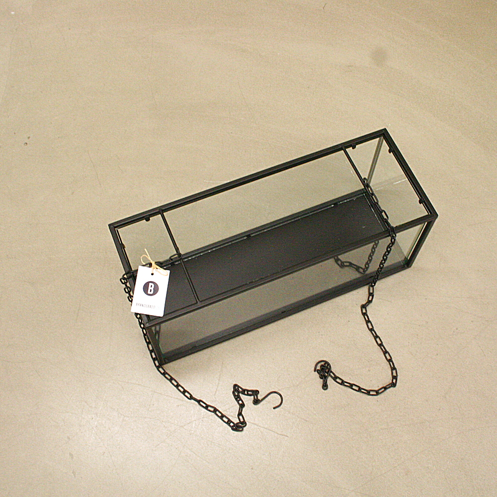 Deko Objekt Vitrine zum Hängen ca. B58 x T22 x H24 cm