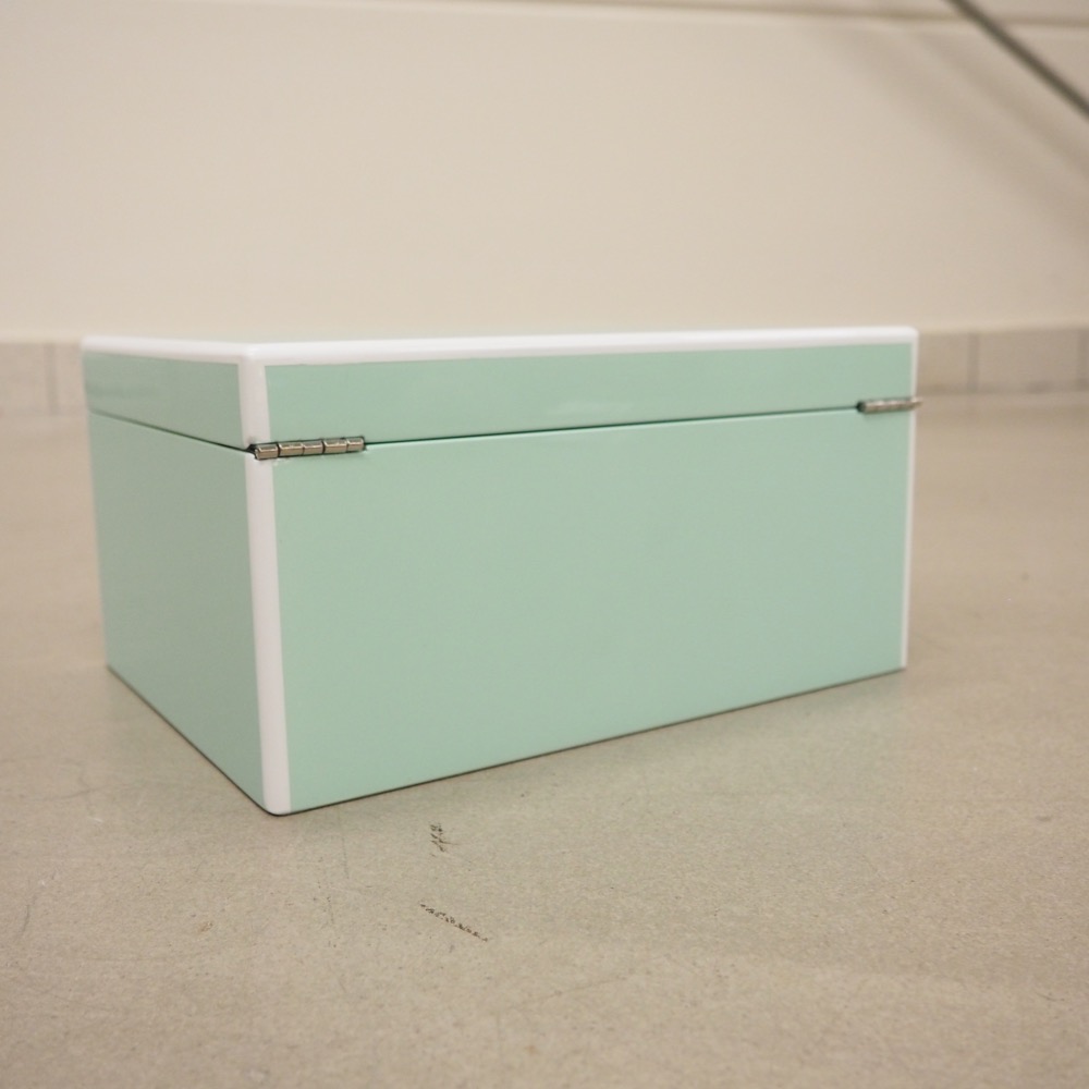 Schmuckbox Schmuckkästchen Schmuckkoffer Taylor mit Spiegel mint grün