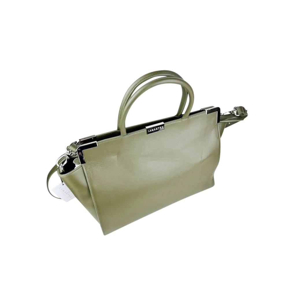 Leder-Handtasche Sac À Main Cute Grün Rindsleder