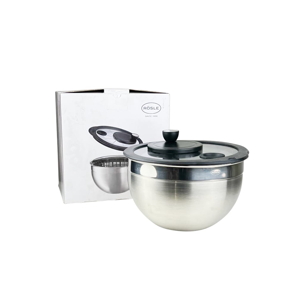 Salatschleuder Sarah Edelstahl Glas 5.4 l