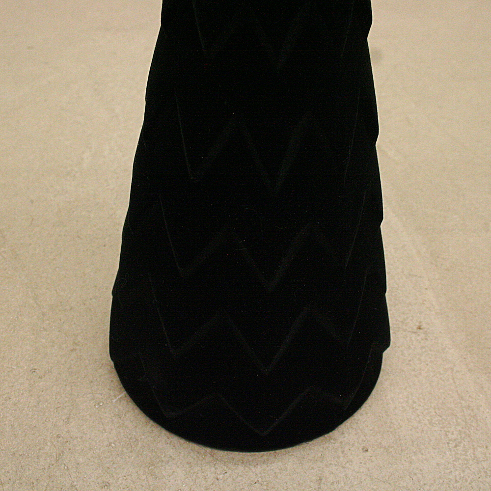 Deko Tanne Samt schwarz ca. H 35 cm