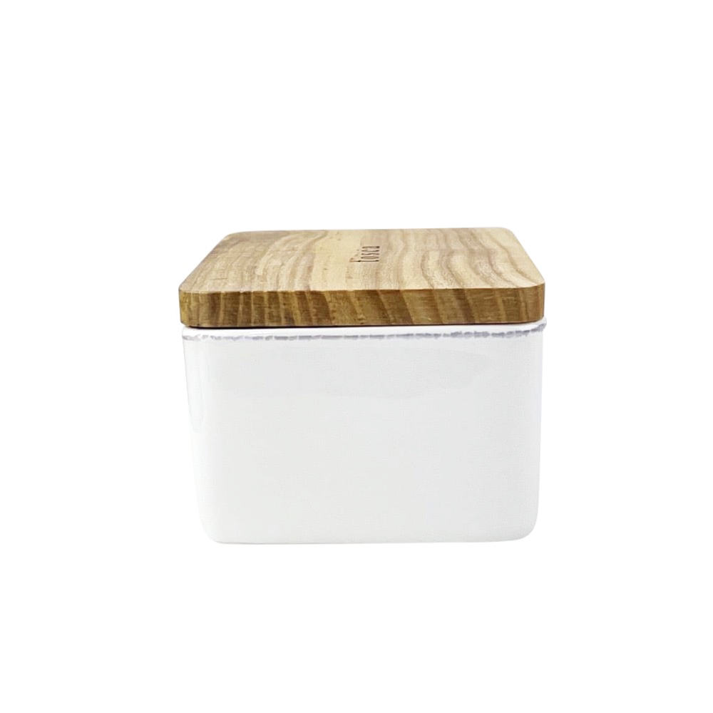 Butterdose Tosca Holzdeckel Eschenholz