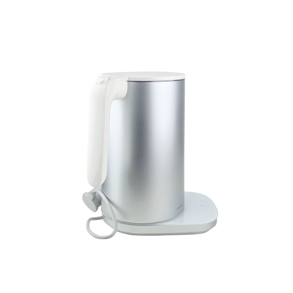 Wasserkocher Enfinigy 1850W Weiß Silber 1.5L Edelstahl