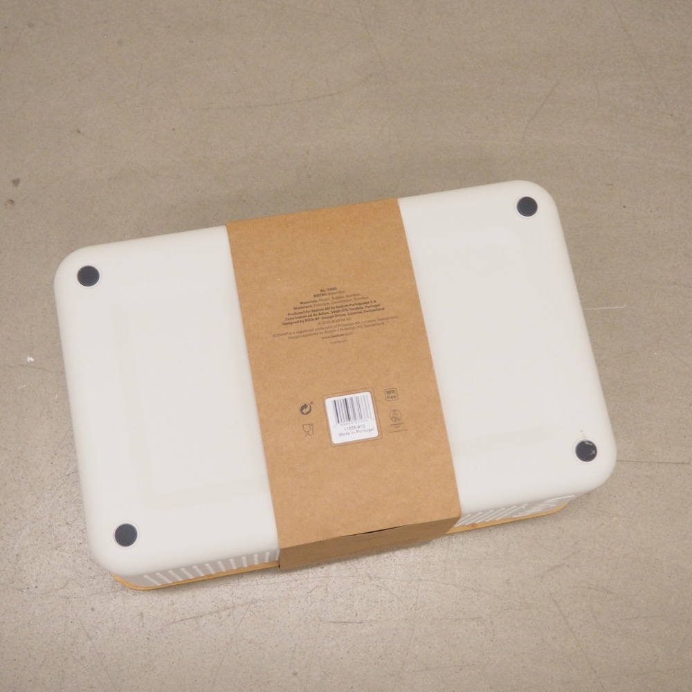 Brotkasten Bistro Kunststoff Bambus 37x14x24 cm