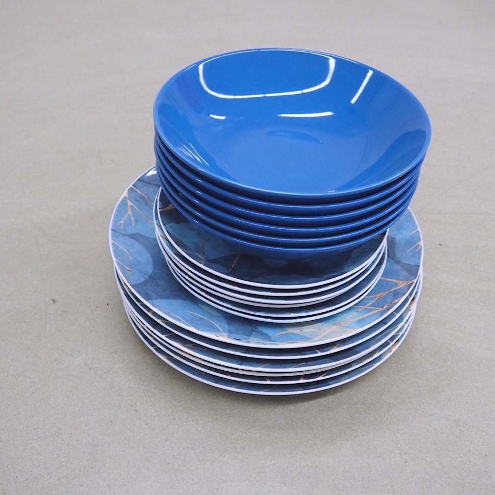 Geschirr-Set Blue Dream 18-tlg. Blau