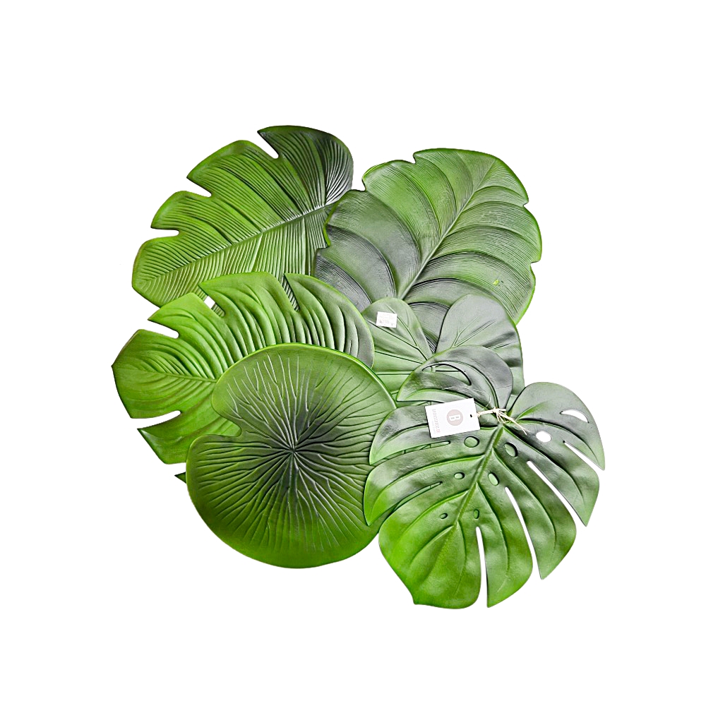 Platzsets Jungle 6-tlg. Blatt Grün