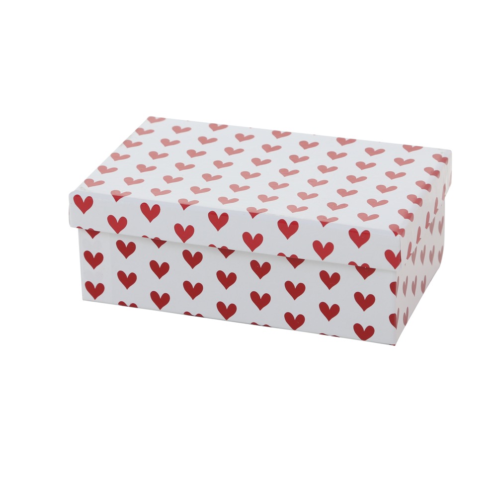 Geschenkbox-Set Lola 6tlg. Rechteck H 6,5-14cm Papier Gepunktet Gestreift