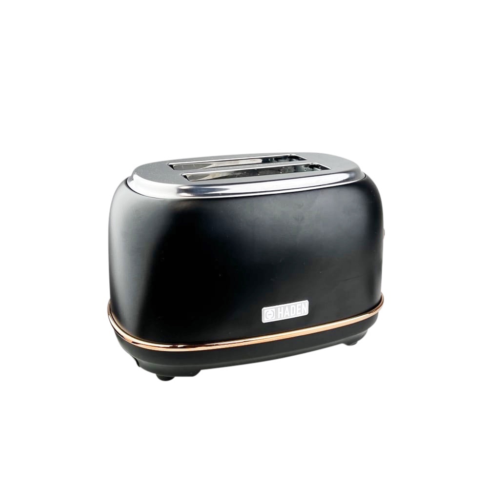 Toaster Heritage Schwarz Silberfarben Kupferfarben