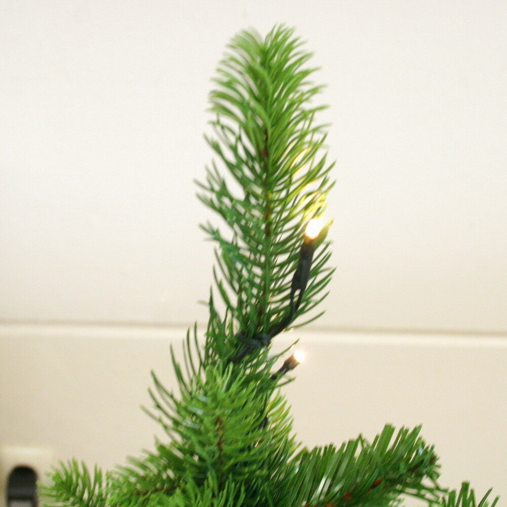 LED-Tannenbaum täuschend echt ca.120 cm LED Kunststoff Metall Klein