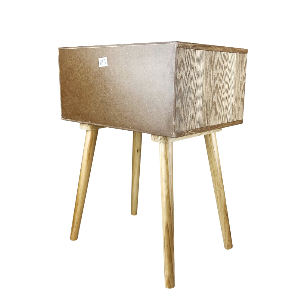 Holz-Nachttisch Romeo Wiener Geflecht Deko Ablage