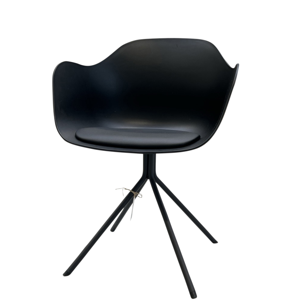 Armlehnstuhl Bel Air schwarz ca. 58x78x53 cm