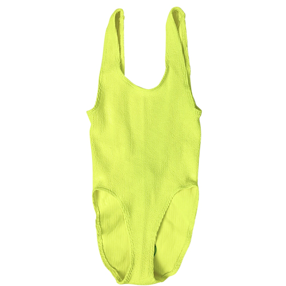 Badeanzug Riva One Size neongelb