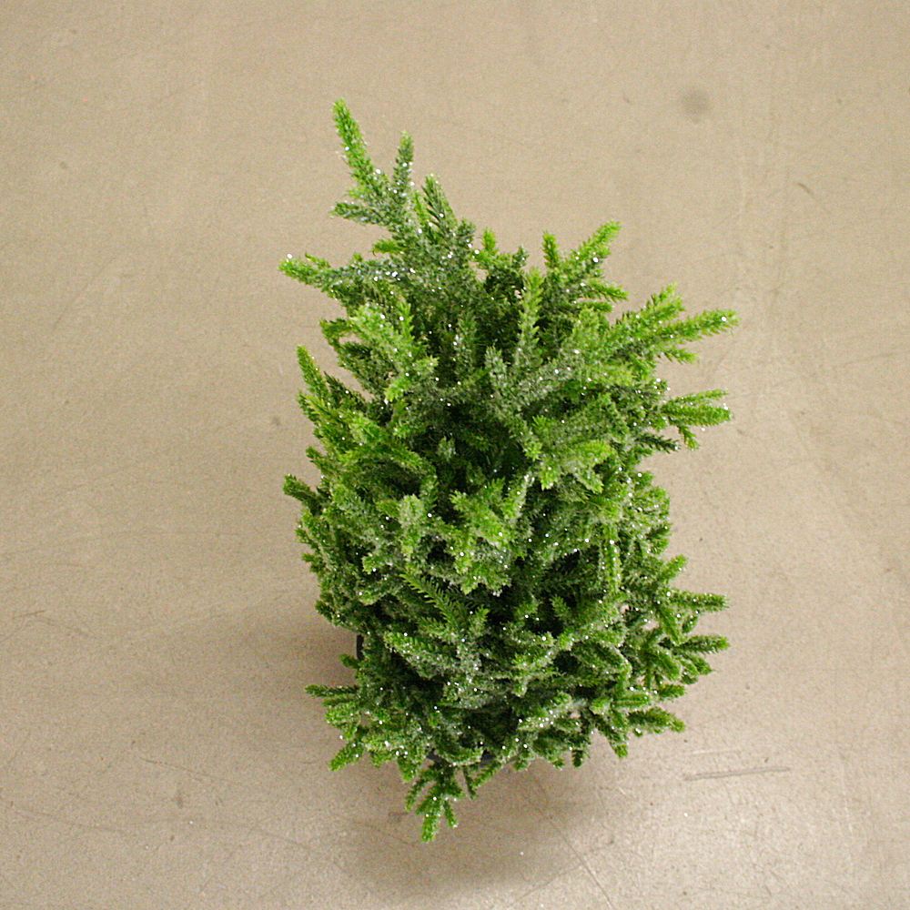 Kunstpflanze Tannenbäumchen Glitter ca. H50 cm Ø22 cm